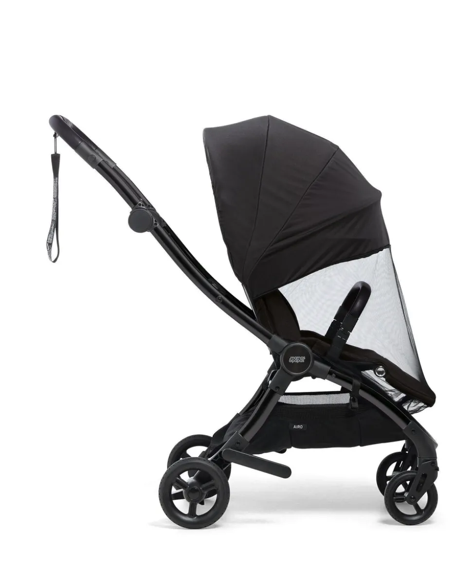 Airo Pushchair Sunshield & Insect Net - Black