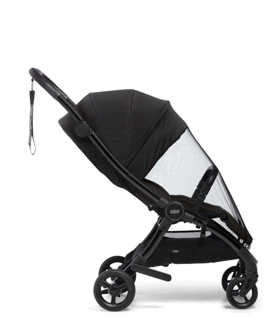 Airo Pushchair Sunshield & Insect Net - Black
