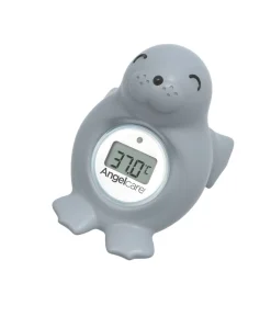 Angelcare Happy Seal Baby Bath & Room Thermometer - Grey