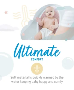 Angelcare Soft Touch Baby Bath Support - Pink