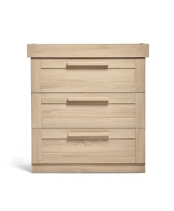 Atlas 3 Piece Cotbed Range with Dresser Changer & Wardrobe - Light Oak