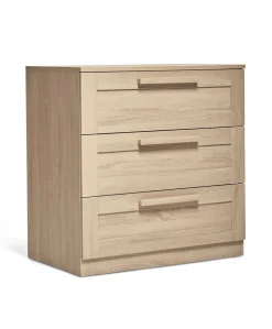 Atlas 3 Piece Cotbed Range with Dresser Changer & Wardrobe - Light Oak