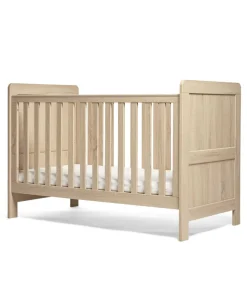 Atlas 3 Piece Cotbed Range with Dresser Changer & Wardrobe - Light Oak