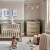 Atlas 2 Piece Cotbed Set with Dresser Changer - Light Oak