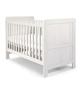 Atlas 2 Piece Cotbed Set with Dresser Changer - Nimbus White