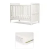 Atlas Convertible Cot Bundle with Premium Pocket Spring Cot Mattress - White