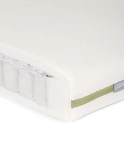 Atlas Convertible Cot Bundle with Premium Pocket Spring Cot Mattress - White