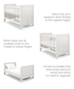 Atlas Cotbed - Nimbus White