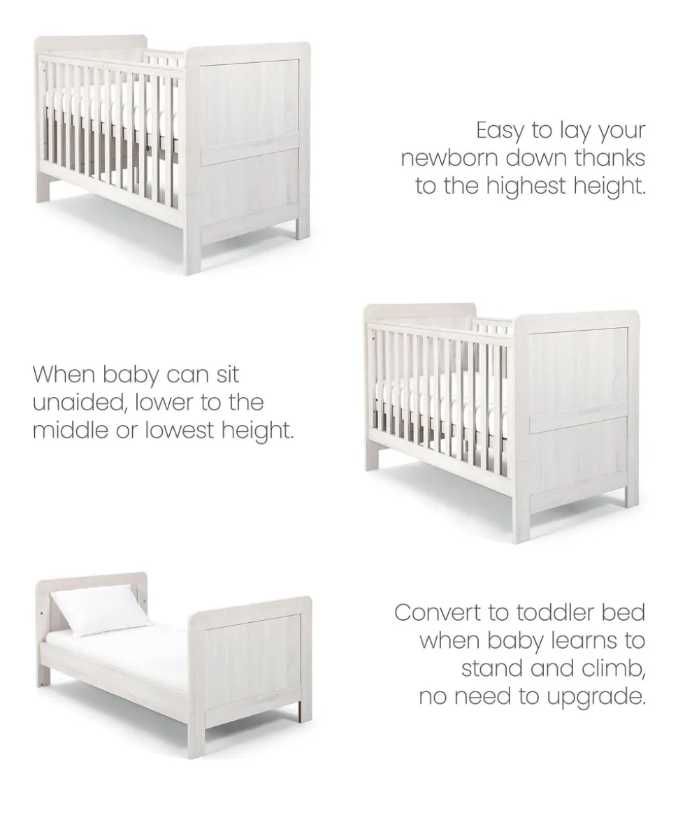 Atlas Cotbed - Nimbus White