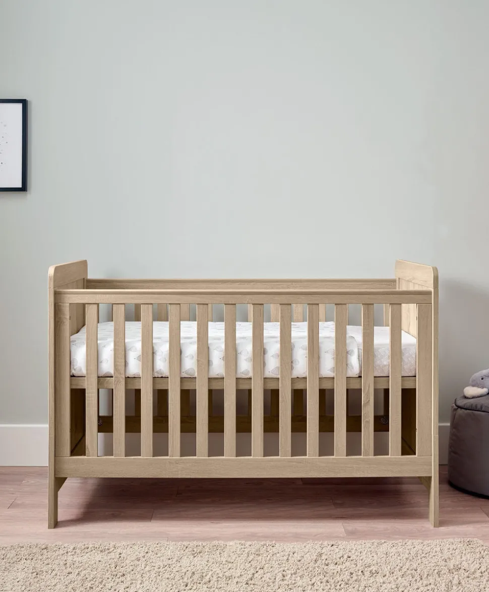Atlas Cotbed Bundle (4 Piece) - Light Oak
