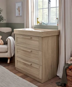 Atlas Dresser Changer - Light Oak