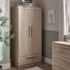 Atlas Wardrobe - Light Oak