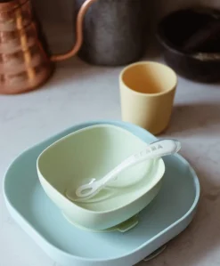 Béaba 4 Piece Silicone Meal Set - Blue