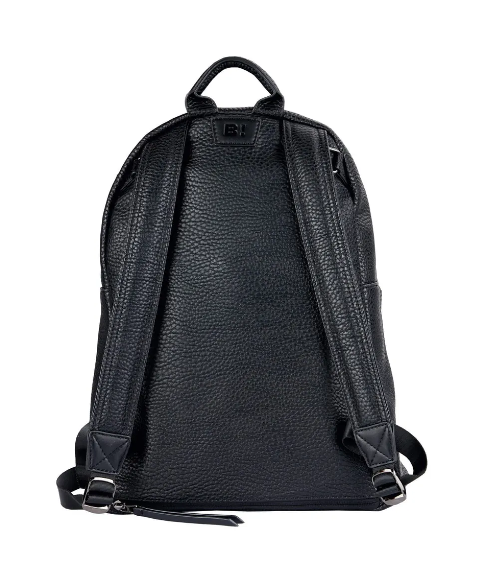 Bababing Luca Vegan Leather Changing Backpack – Black