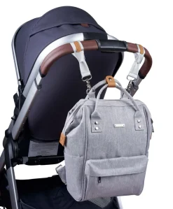 Bababing Mani Changing Backpack - Grey Marl