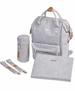Bababing Mani Changing Backpack - Grey Marl