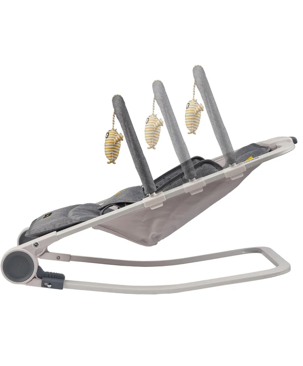 Bababing Rockout Baby Rocker - Grey Marl