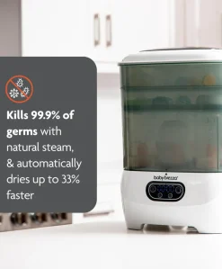 Baby Brezza Steriliser Dryer Advanced - Black & White