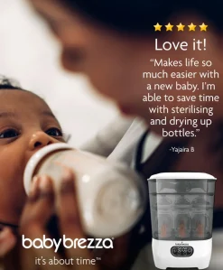 Baby Brezza Steriliser Dryer Advanced - Black & White