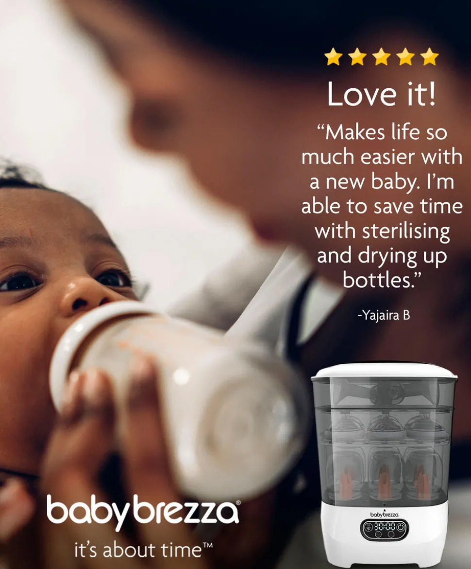 Baby Brezza Steriliser Dryer Advanced - Black & White