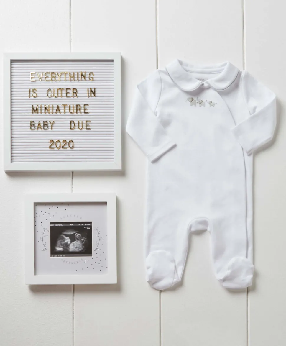 Baby Scan Photo Frame White - Forever Treasured