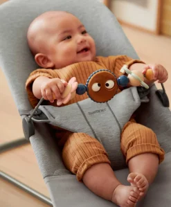 BabyBjörn Baby Bouncer and Toy Bar – Light Beige