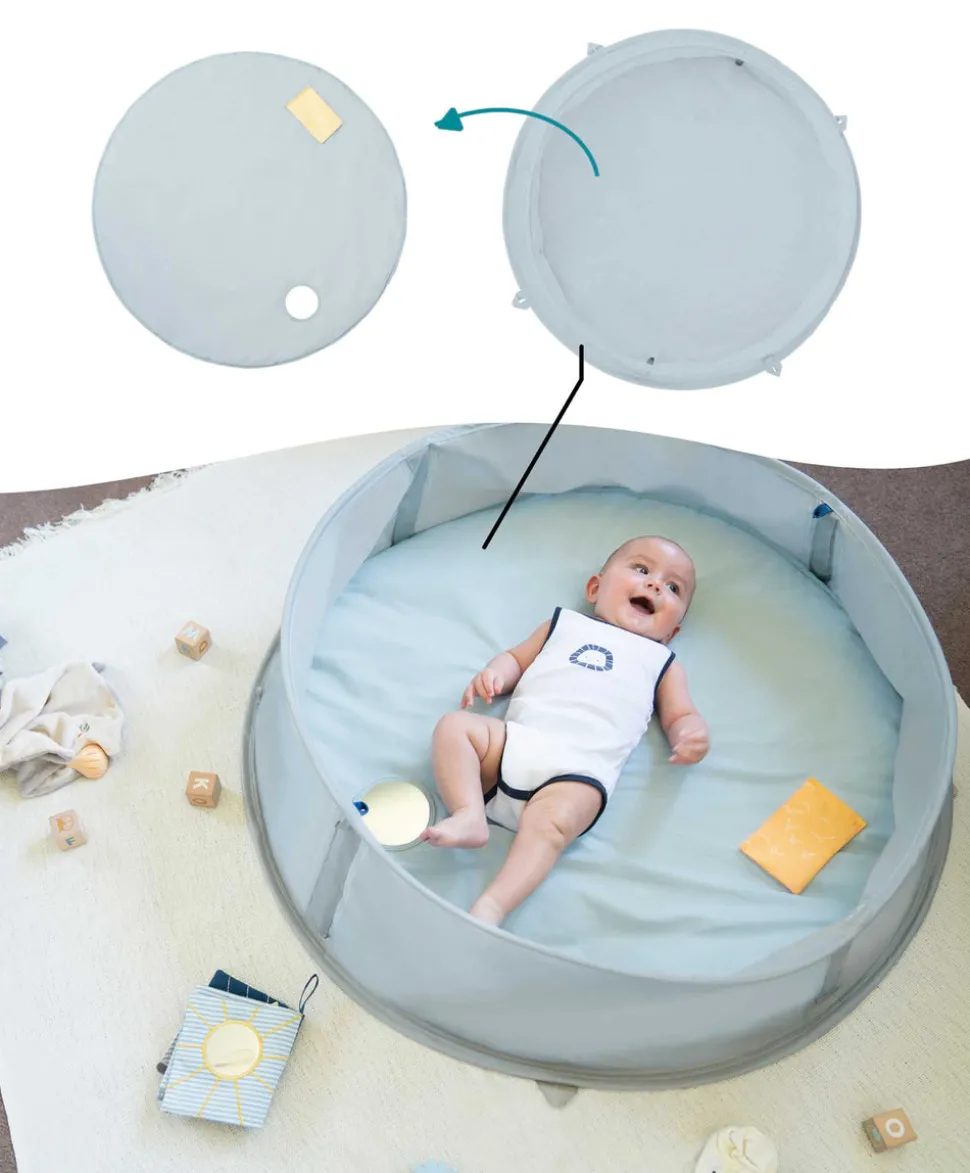 Babymoov Aquani Anti-UV Tent, Paddling Pool & Playpen UPF 50+ - Mariniere