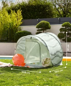 Babymoov Moov & Protect XL Anti UV Refreshing Tent - Green Lagoon