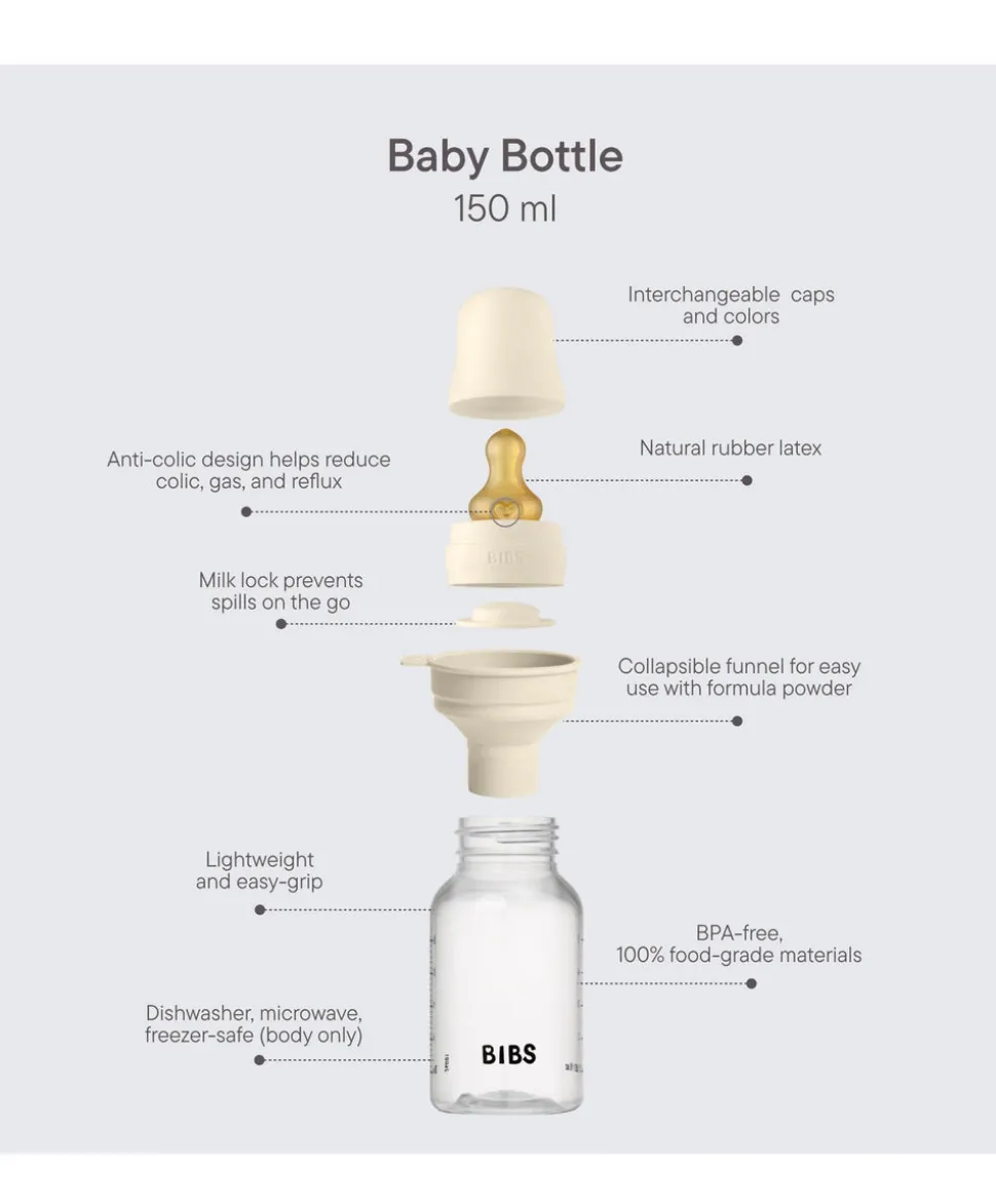 BIBS Baby Bottles 2 Pack - 150ml