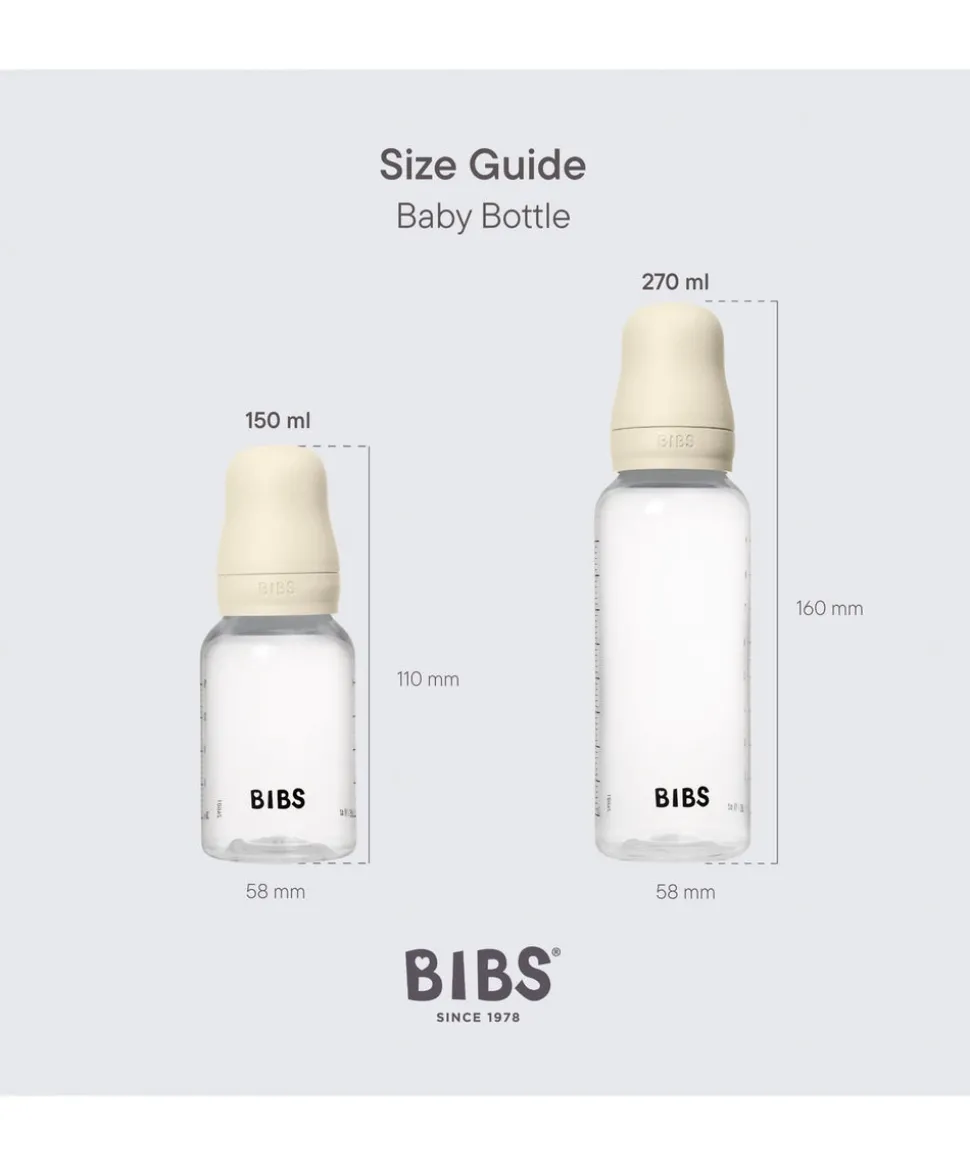BIBS Baby Bottles 2 Pack - 270ml