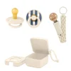 BIBS Dummies Bundles (3 Pieces) – Ivory/Steel Blue