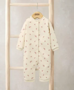 Blooming Rose Romper - Cream