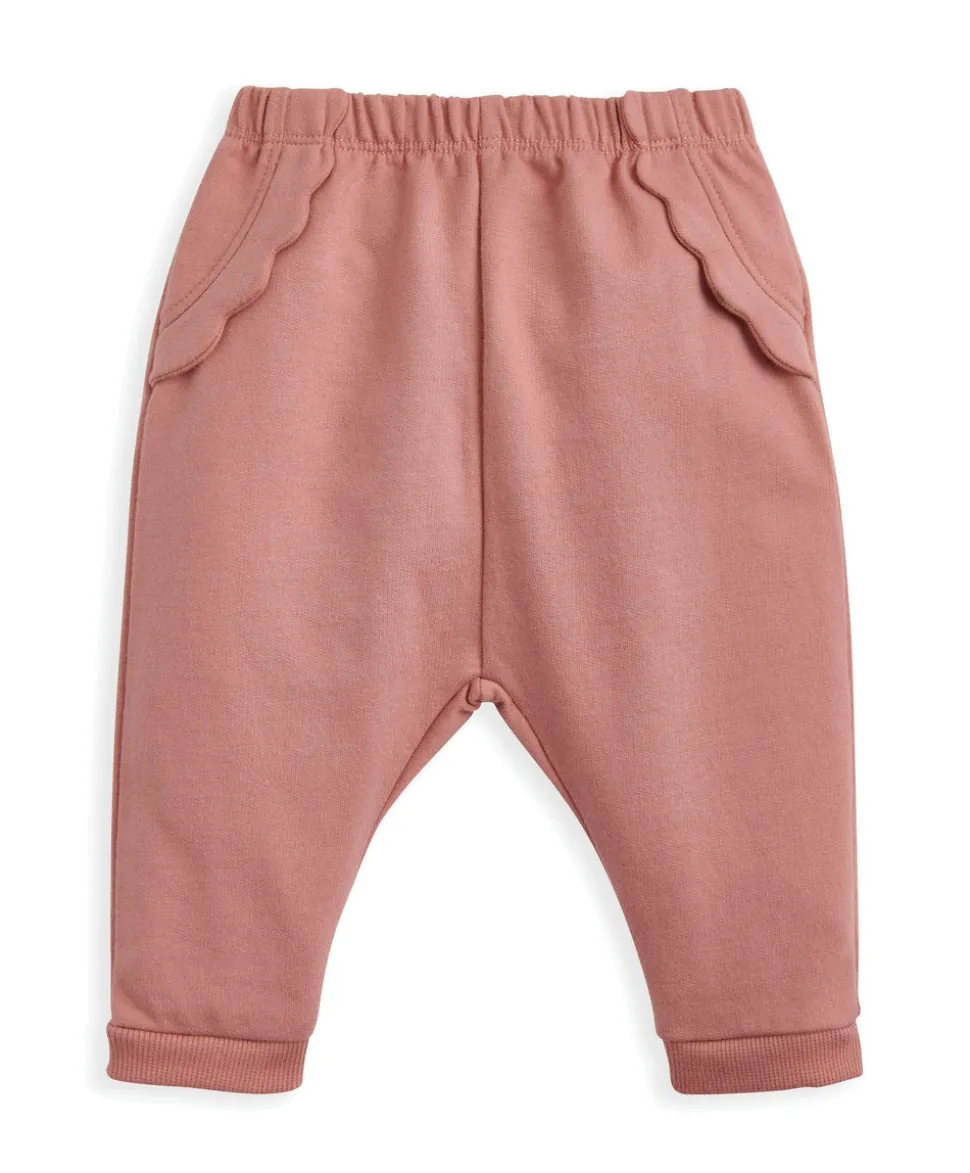 Blooming Rose Sweatshirt & Joggers Set (2 Pieces) - Pink