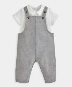 Bodysuit & Dungaree Set