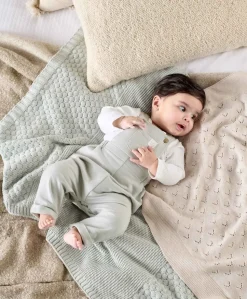 Bodysuit & Jersey Dungarees Outfit Set - Green