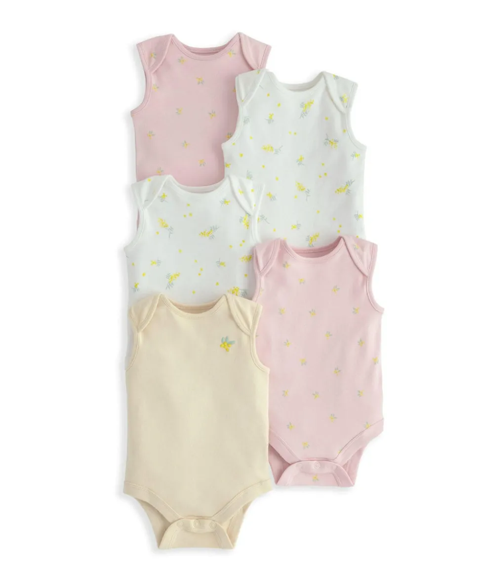 Bodysuits (Pack of 5) - Lemon Print