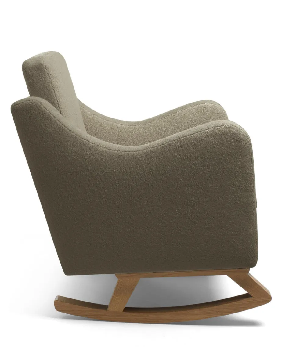 Bowdon Nursing Chair & Footstool Set - Mink Boucle