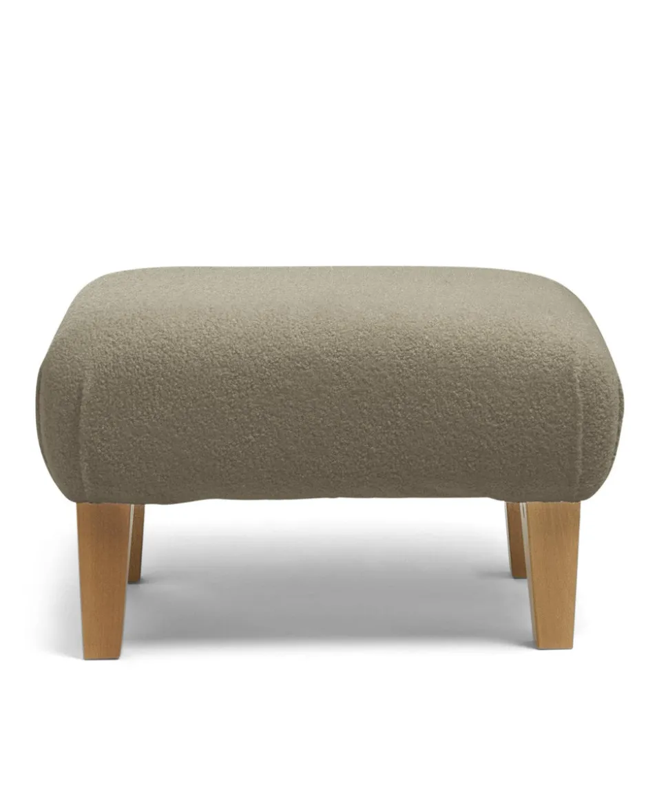 Bowdon Nursing Chair & Footstool Set - Mink Boucle
