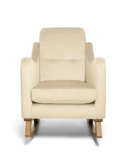 Bowdon Nursing Chair & Footstool Set - Camel Woven