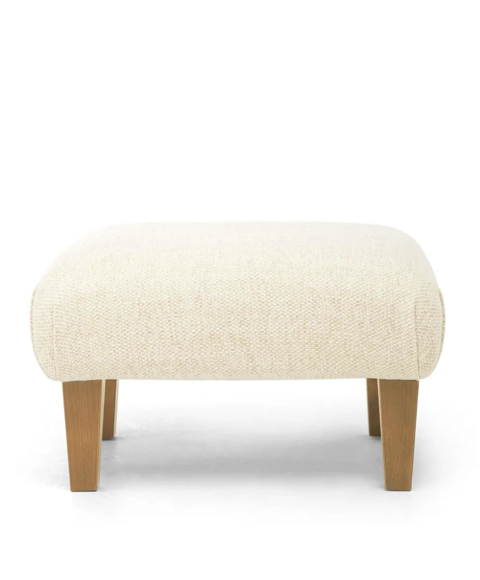 Bowdon Nursing Chair & Footstool Set - Sandstone Textured Weave