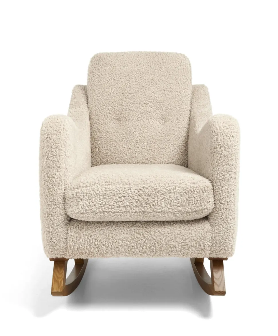 Bowdon Nursing Chair & Footstool Set - Biscuit Teddy