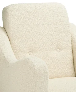 Bowdon Nursing Chair - Oyster Chenille Boucle