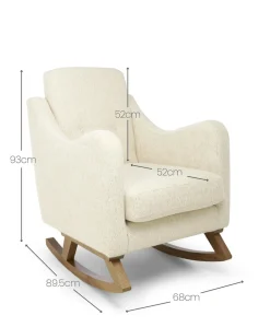 Bowdon Nursing Chair - Sandstone Textured Weave