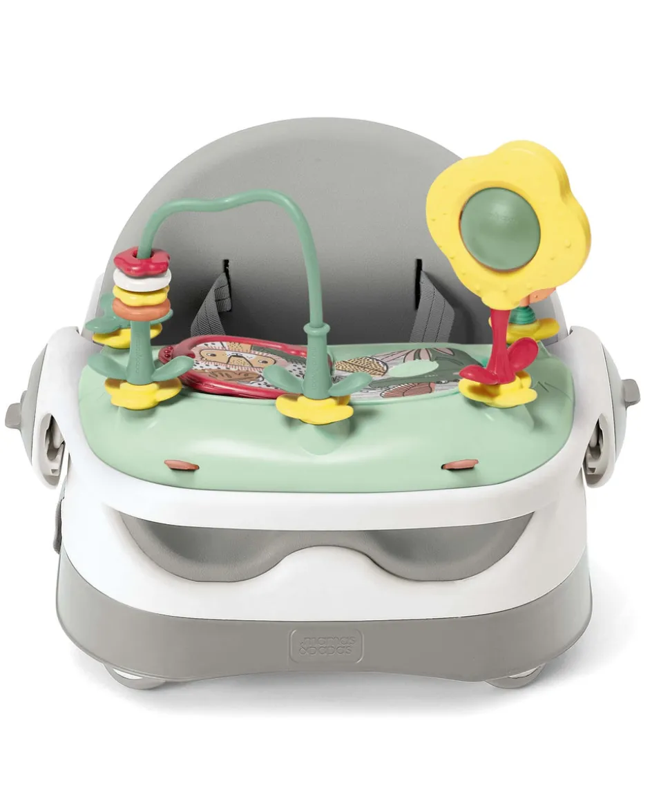 Bud 2-in-1 Booster Seat with Activity Tray - Pebble Grey