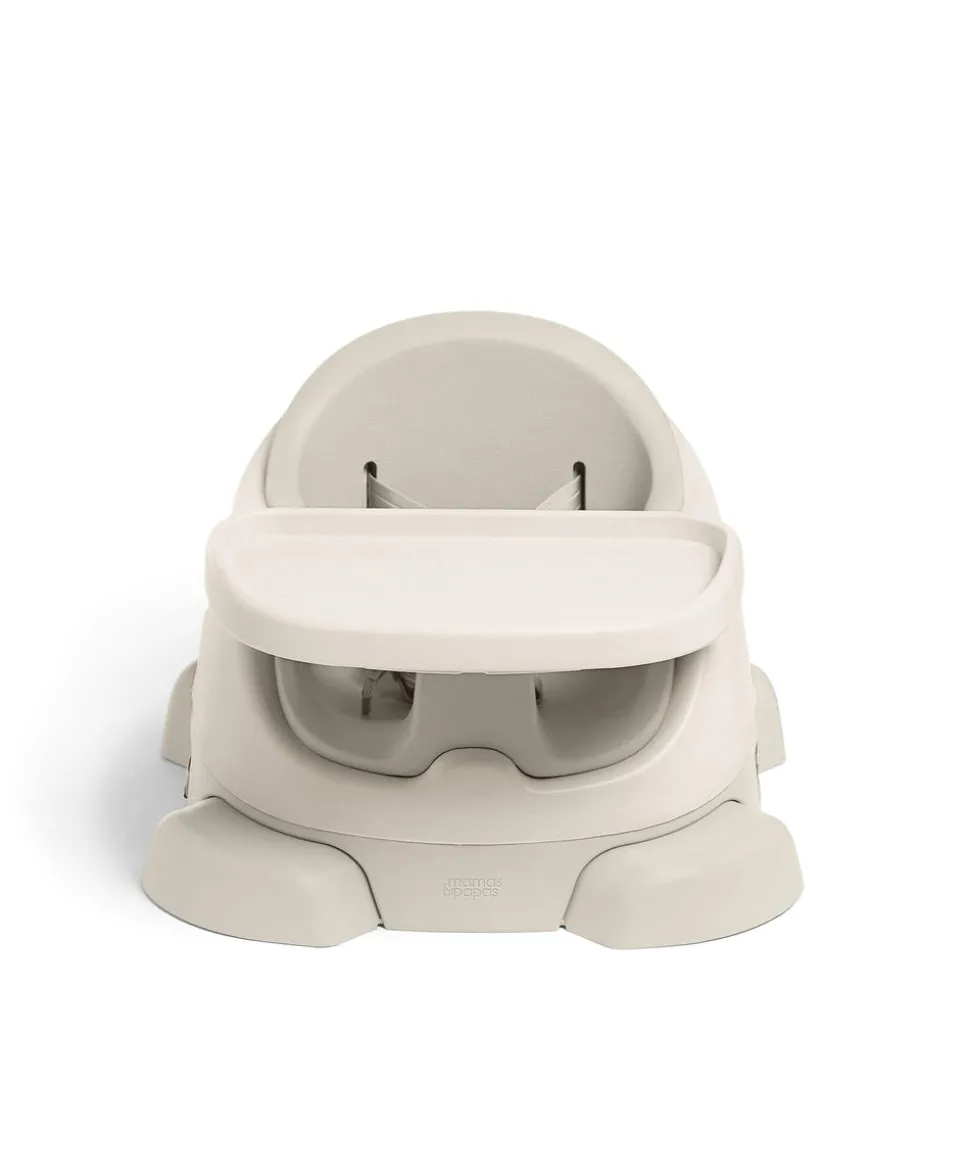 Bug 3-in-1 Floor & Booster Seat with Activity Tray - Clay
