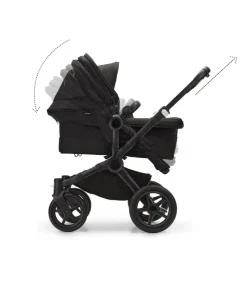 Bugaboo Donkey 5 Double Carrycot & Seat Pushchair - Midnight Black