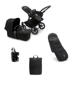 Bugaboo Donkey 5 Mono Complete Pushchair Essential Bundle - Black
