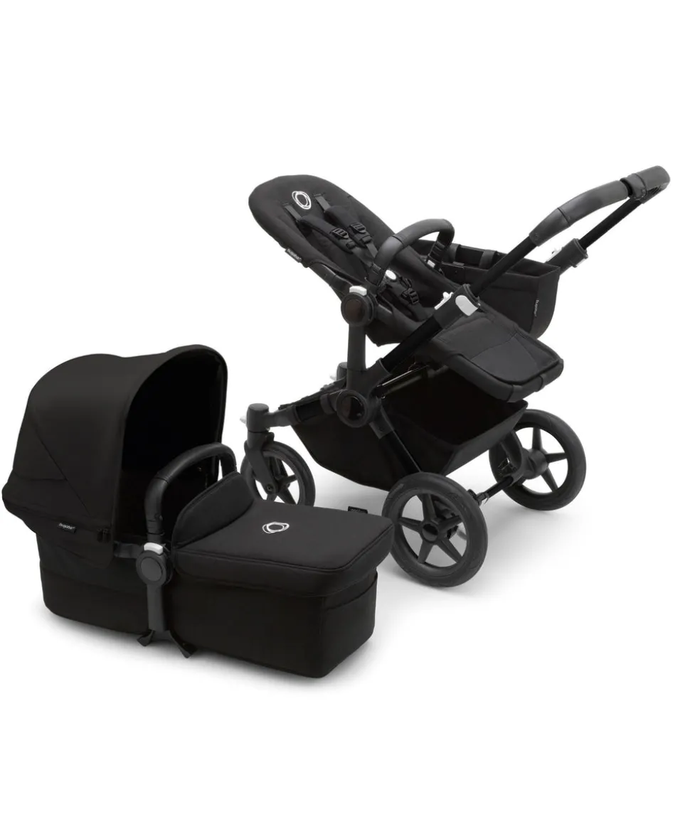 Bugaboo Donkey 5 Mono Complete Pushchair Essential Bundle - Black