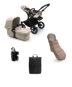 Bugaboo Donkey 5 Mono Complete Pushchair Essential Bundle - Taupe