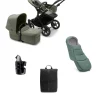 Bugaboo Donkey 5 Mono Complete Pushchair Essential Bundle - Forest Green